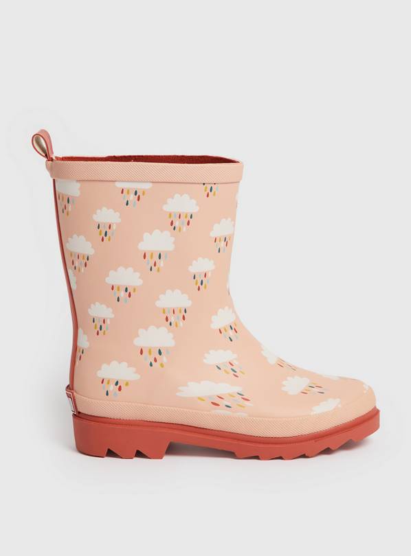 Tu X Scion Pink April Showers Wellies 4 Infant